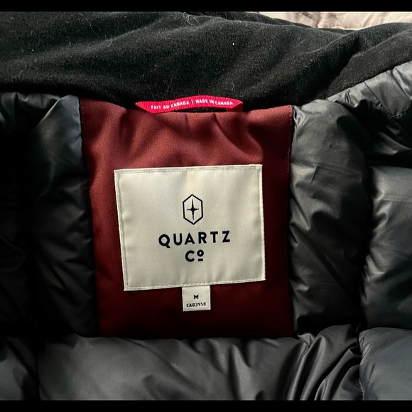 QUARTZ CO.
'DORSET' COAT (PARKA) 
100% Canadian White Duck - Picture 6 of 6